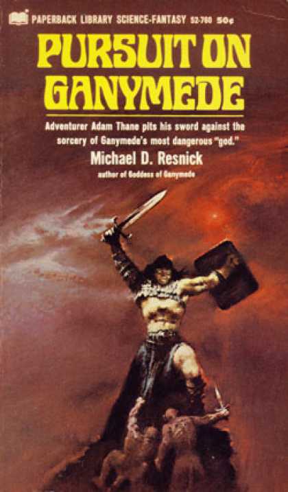Vintage Books - Pursuit On Ganymede - Michael D Resnick