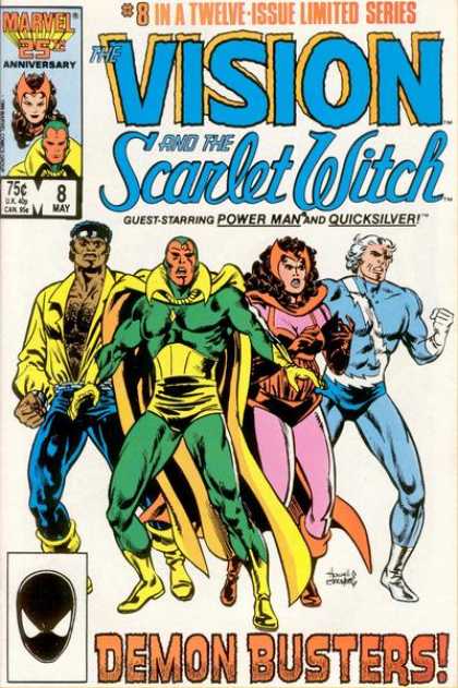 Vision and the Scarlet Witch 8 - 8 In A Twelve Issue - Power Man - Quicksilver - Demon Busters - Limited Series