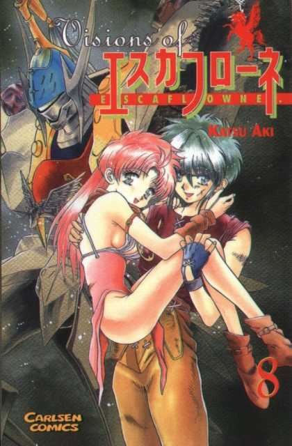 Visions of Escaflowne 4 - Katau Aki - Carlsen Comics - Robot - Girl - Boy