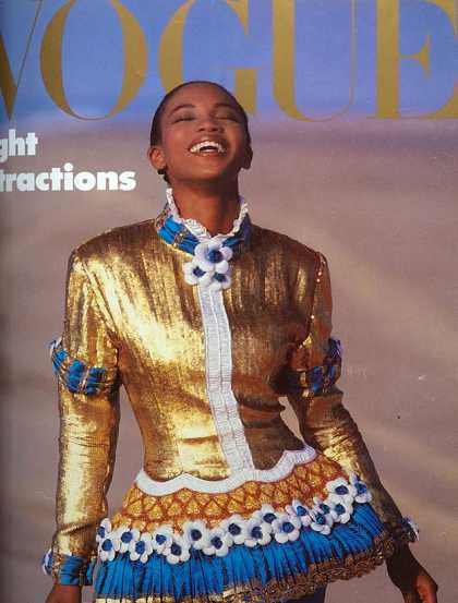 Vogue - Naomi Campbell - December, 1987