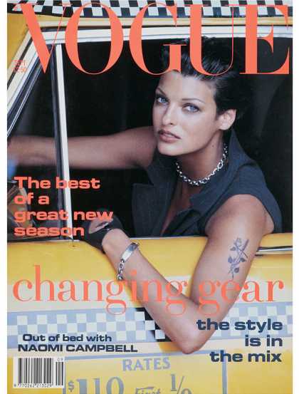 Vogue - Linda Evangelista - September, 1992