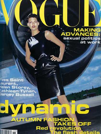 Vogue - Linda Evangelista - November, 1994