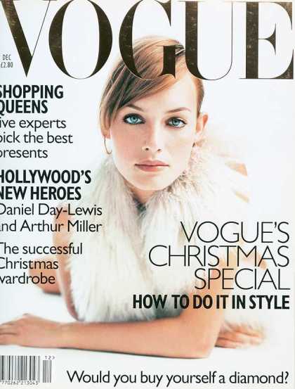 Vogue - Amber Valletta - December, 1996