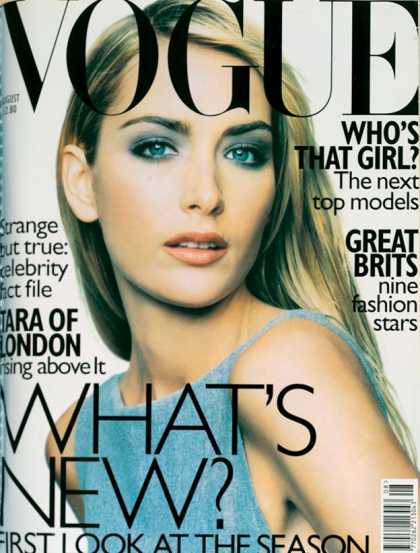 Vogue - Georgina Grenville - August, 1997