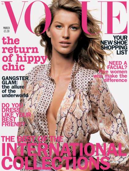 Vogue - Gisele Bundchen - March, 2002