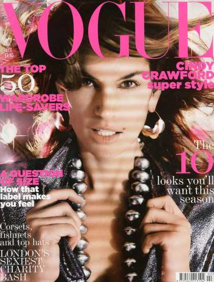 Vogue - Cindy Crawford - February, 2005