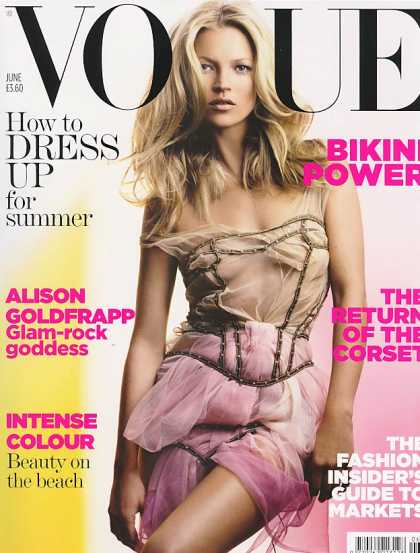 Vogue - Kate Moss - June, 2006