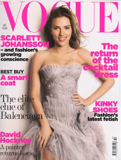 Vogue - Scarlett Johansson - October, 2006