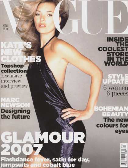 Vogue - Kate Moss - April, 2007