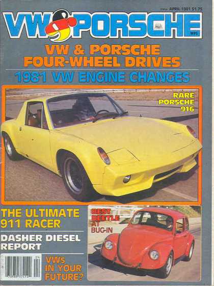 VW & Porsche - April 1981