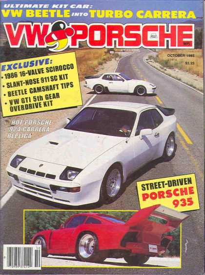 VW & Porsche - October 1985