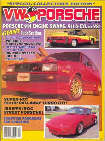VW & Porsche - February 1986