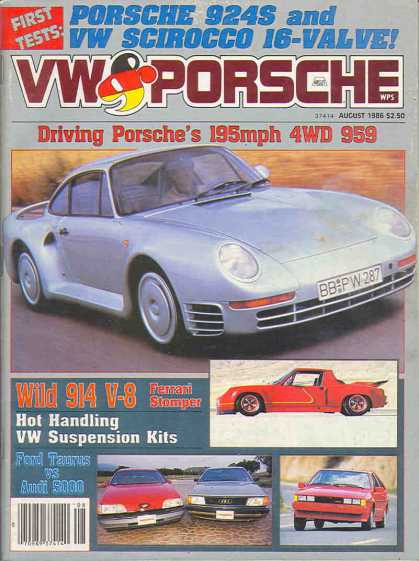 VW & Porsche - August 1986
