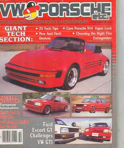 VW & Porsche - October 1986