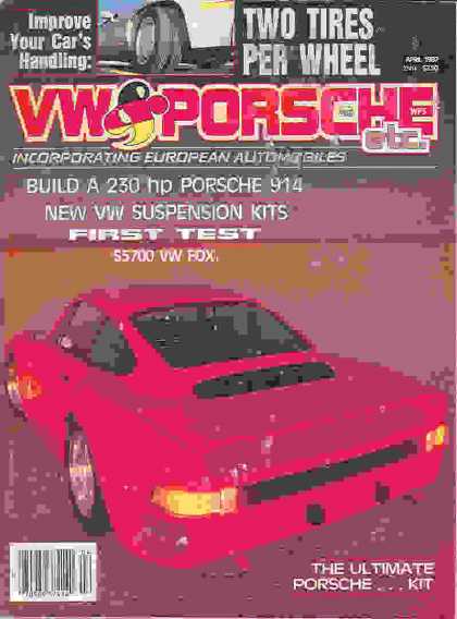 VW & Porsche - April 1987