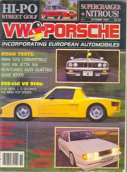 VW & Porsche - October 1987