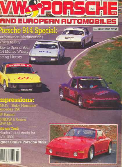 VW & Porsche - June 1988