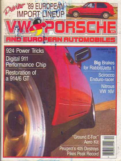 VW & Porsche - December 1988