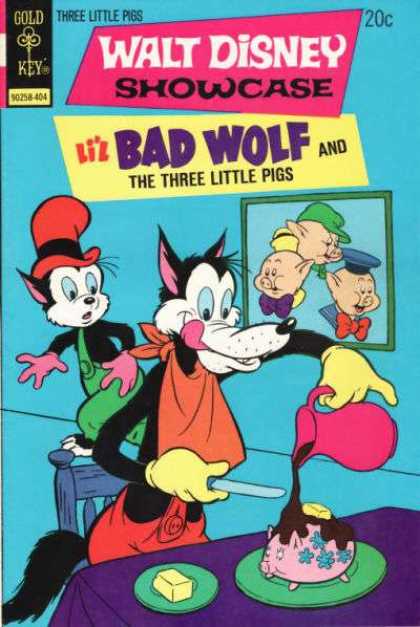 Walt Disney Showcase 21 - Lil Bad Wolf - Three Little Pigs - Syrup - Butter - Table