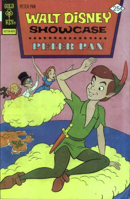 Walt Disney Showcase 36 - Peter Pan - Wendy Darling - John Darling - Michael Darling - Gold Key