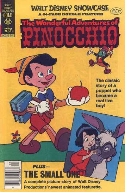 Walt Disney Showcase 48 - Gold Key - Pinocchio - Apple - Jiminy Cricket - Puppet