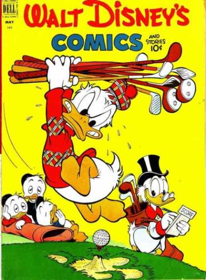 Walt Disney's Comics and Stories 140 - Disney - Huey - Mcscrooge - Duey - Luey
