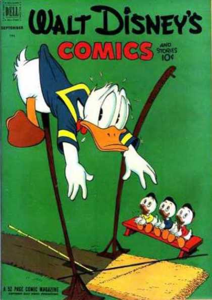 Walt Disney's Comics and Stories 144 - Magazine - Ducks - Webbed Feet - Dell - 10 Cents