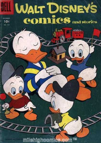Walt Disney's Comics and Stories 183 - Disney - Disney Comics - Disney Stories - Donald Duck - Train