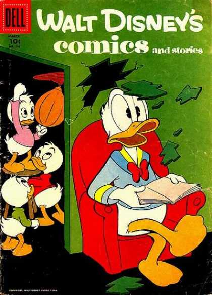 Walt Disney's Comics and Stories 198 - Donald - Punch - Duck - Chair - Holes