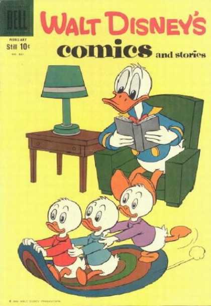 Walt Disney's Comics and Stories 221 - Donald Duck - Huey - Dewey - Louie - Rug