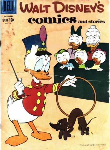 Walt Disney's Comics and Stories 230 - Donald Duck - Huey - Duey - Louie - Dog