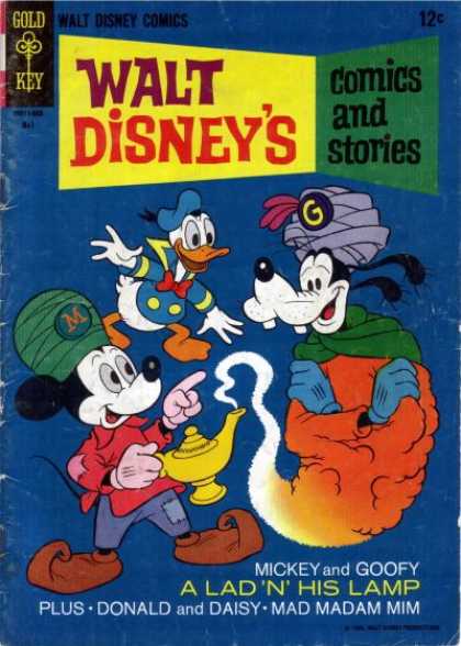 Walt Disney's Comics and Stories 308 - Mickey And Goofy - Gold Key - A Lad N His Lamp - Donald And Daisy - Mad Madam Mim