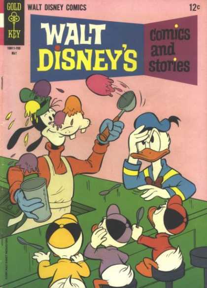 Walt Disney's Comics and Stories 320 - Ice Cream Scoop - Ice Cream - Counter - Spoons - Ducks