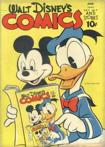 Walt Disney's Comics and Stories 33 - Mickey Mouse - Donald Duck - Walt Disneys Comics - Comic Book - 10 Cents