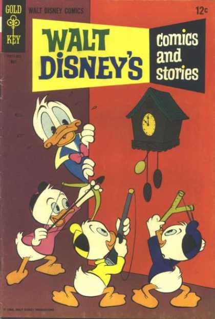 Walt Disney's Comics and Stories 332 - Ducks - Quacking - Arrows - Clock - Parenting