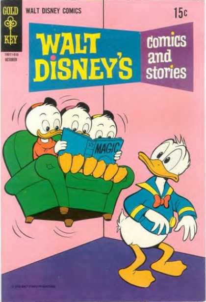 Walt Disney's Comics and Stories 349 - Walt Disney - Disney - Donald Duck - Magic - Flying Couch