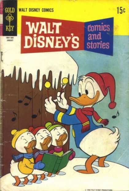 Walt Disney's Comics and Stories 352 - Donald Duck - Huey - Duey - Louey - Snow