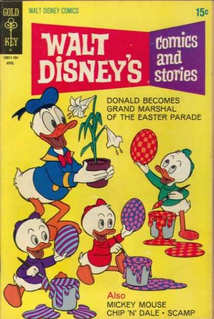 Walt Disney's Comics and Stories 367 - Walt Disney Comics - Donald Becomes Grand Marshal Of The Easter Parade - Gold Key - Comics And Stories - Huey Dewey And Louie