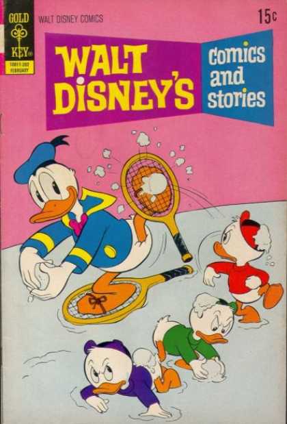 Walt Disney's Comics and Stories 377 - Flying Bat - Small Ducks - Fear Lees Ducks - Playing In Water - Thinking Ducks