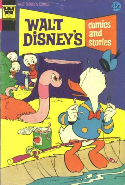 Walt Disney's Comics and Stories 406 - Worm - Donald Duck - Huey - Dewey - Lewey