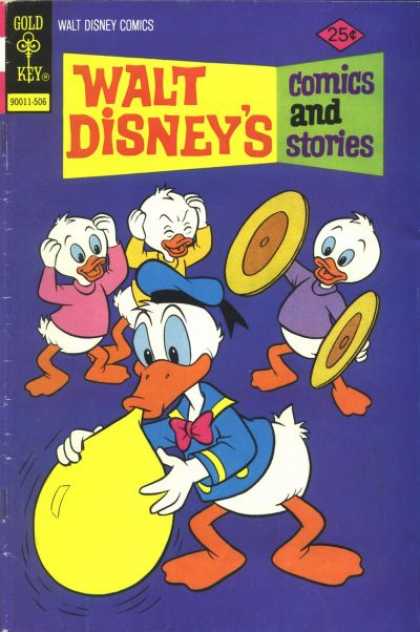 Walt Disney's Comics and Stories 417 - Gold Key - Ducks - Baloon - 25 Cents - Musical Intrument