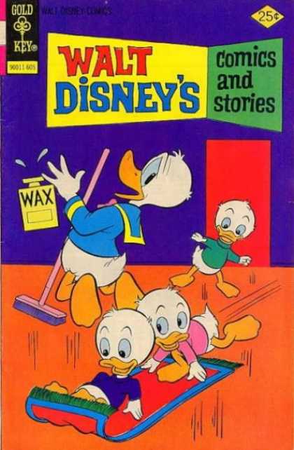 Walt Disney's Comics and Stories 428 - Ducks - Broom - Floor - Wax - Bills
