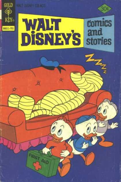 Walt Disney's Comics and Stories 436 - Donald Duck - Nap - Couch - First Aid - Laugh