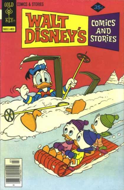 Walt Disney's Comics and Stories 450 - That Way Kids - Toppled Snowman - Wheres My Brakes - Downhill - Donald U0026 His Kicks