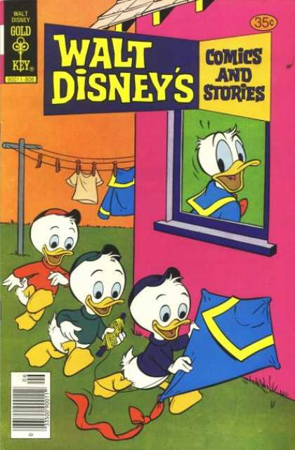 Walt Disney's Comics and Stories 453 - Gold Key - 35 Cents - Donald Duck - Huey Looey And Duey - Kite
