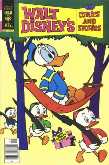 Walt Disney's Comics and Stories 458 - Leisure Duck - Its A Suprise For Mickey - Watch Out Kids - Kids On Adventure - Donald In A Hammock