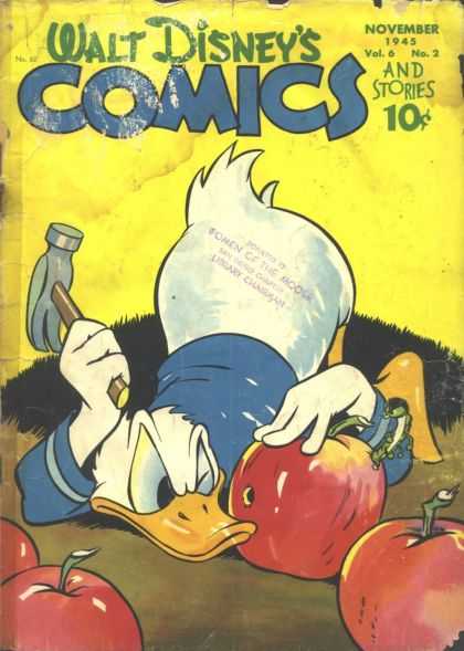 Walt Disney's Comics and Stories 62 - Donald Duck - Hammer - Worm - Apple - Mischief