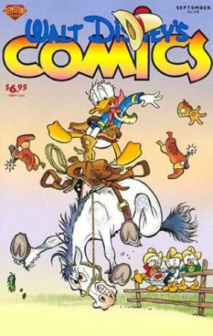 Walt Disney's Comics and Stories 636 - Spurs - Boots - Donald Duck - Rope - Horse