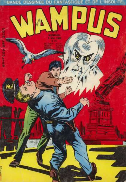 Wampus 1 - Statue Of Liberty - Fight - Policeman - Bird - Ghost