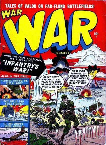 War Comics 2 - Infantrys War - Battle Stations - Corporal Stanford - Lt Jack - Suicide